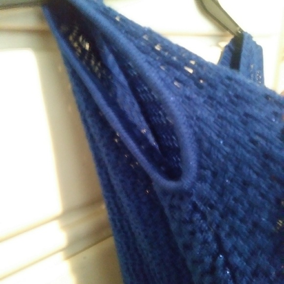 Colder Shoulder Crochet Sweater - Picture 2 of 3